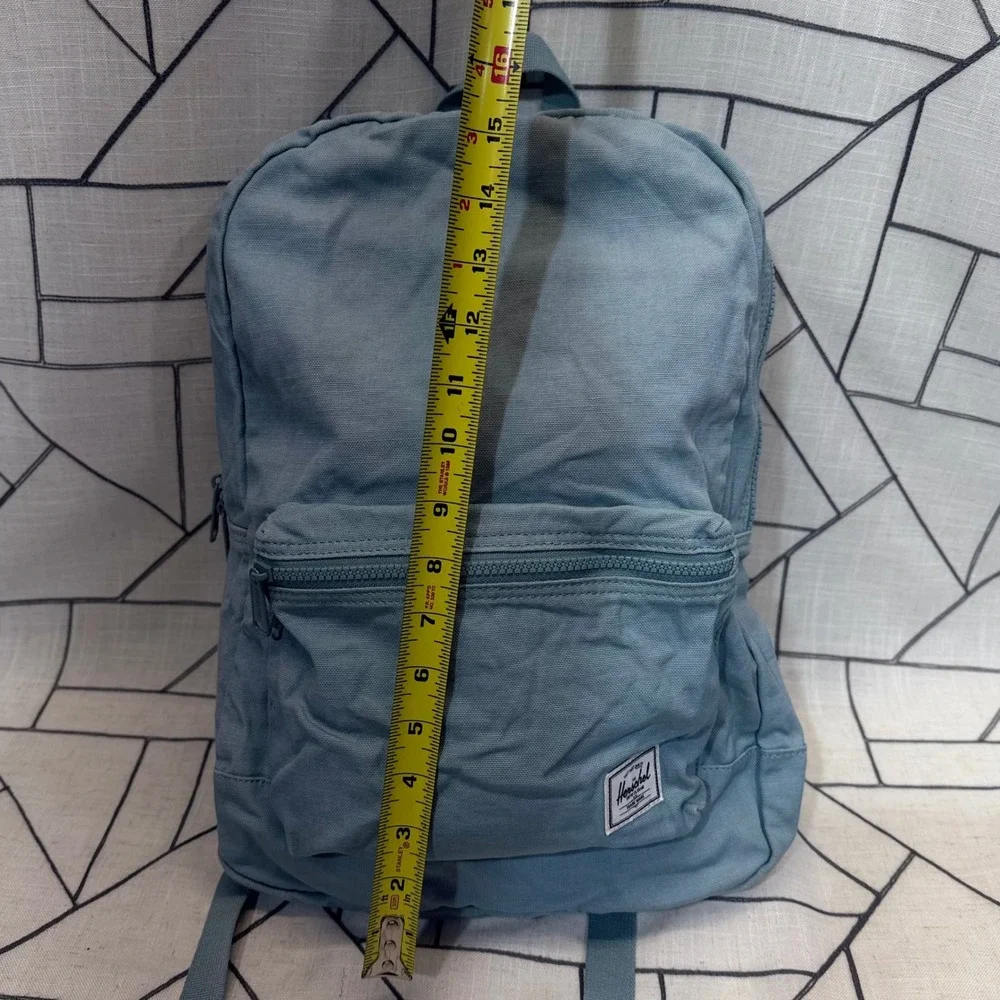 Herschel Supply‎ Co Backpack OS Light Blue Cotton Canvas Classic Daypack